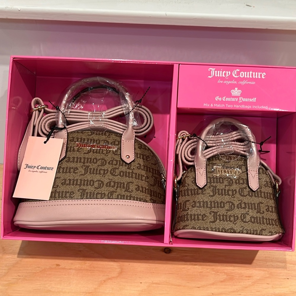 Juicy Couture Chestnut Chino 2 piece Bowler Set